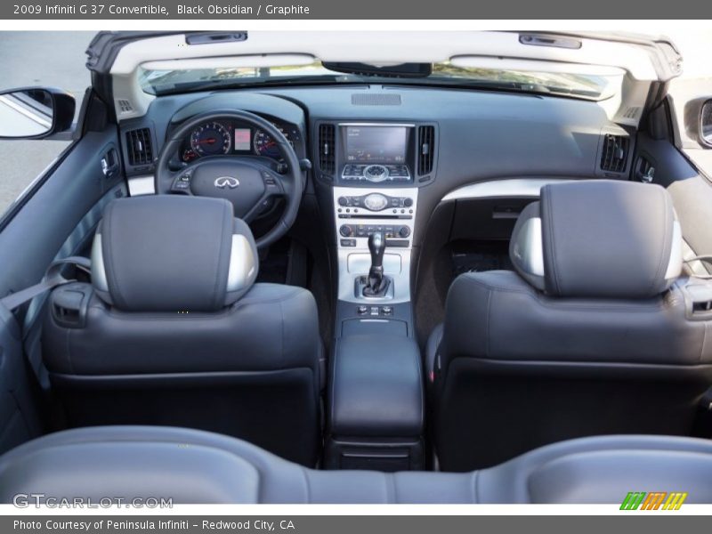 Dashboard of 2009 G 37 Convertible
