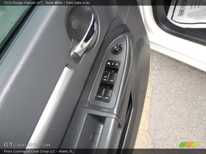Stone White / Dark Slate Gray 2010 Dodge Charger SXT