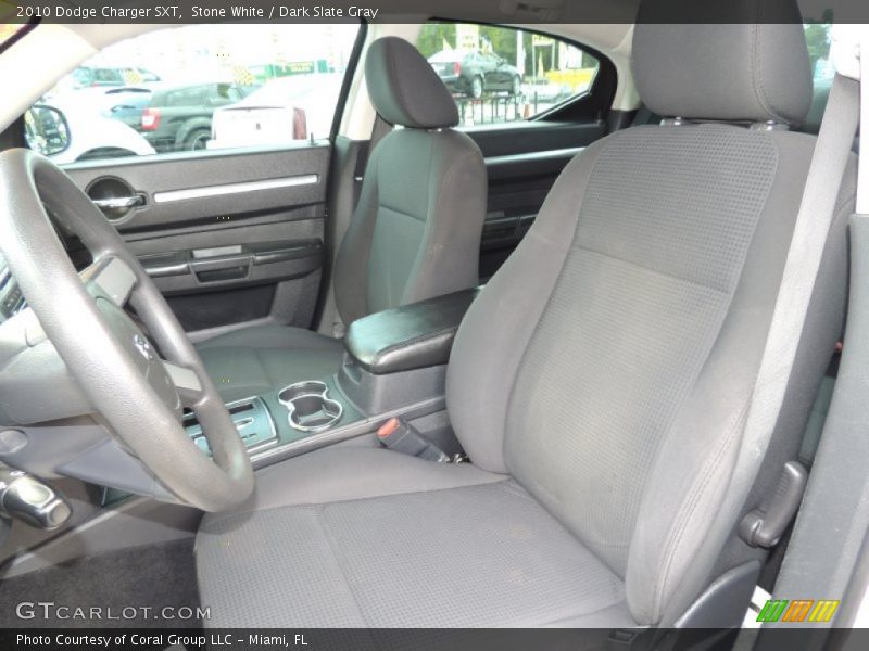 Stone White / Dark Slate Gray 2010 Dodge Charger SXT
