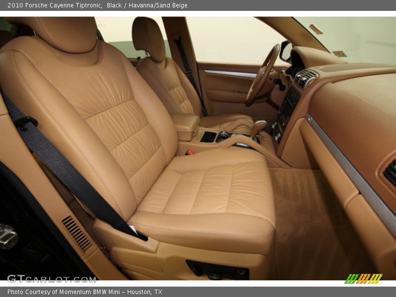 Front Seat of 2010 Cayenne Tiptronic