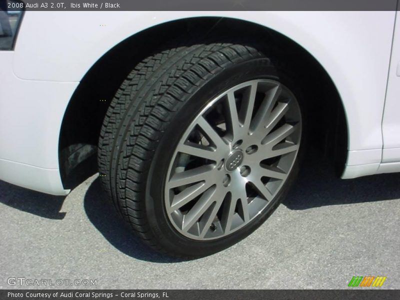 Ibis White / Black 2008 Audi A3 2.0T