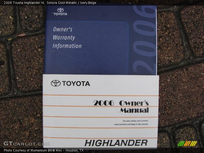 Sonora Gold Metallic / Ivory Beige 2006 Toyota Highlander I4