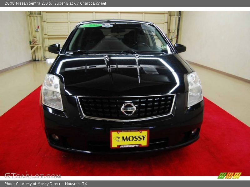 Super Black / Charcoal/Steel 2008 Nissan Sentra 2.0 S