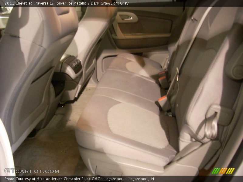 Silver Ice Metallic / Dark Gray/Light Gray 2011 Chevrolet Traverse LS