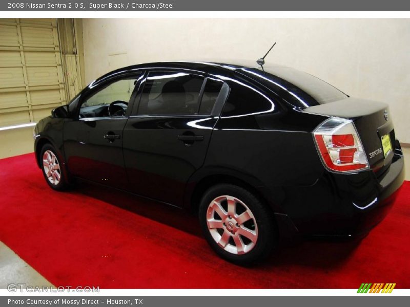 Super Black / Charcoal/Steel 2008 Nissan Sentra 2.0 S