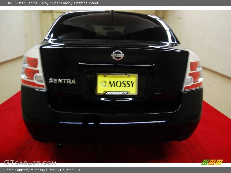 Super Black / Charcoal/Steel 2008 Nissan Sentra 2.0 S