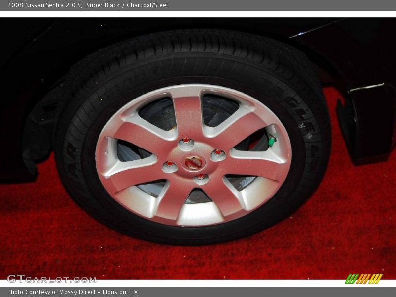 Super Black / Charcoal/Steel 2008 Nissan Sentra 2.0 S