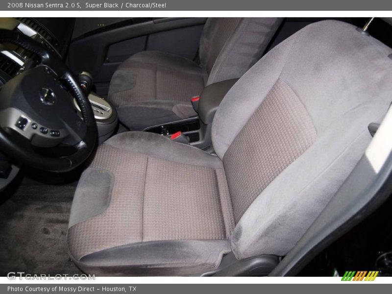 Super Black / Charcoal/Steel 2008 Nissan Sentra 2.0 S