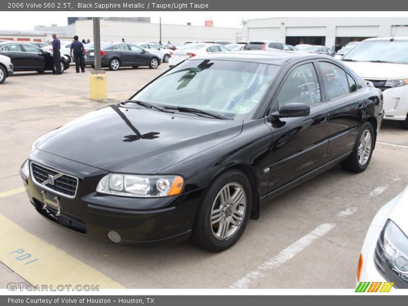 Black Sapphire Metallic / Taupe/Light Taupe 2006 Volvo S60 2.5T