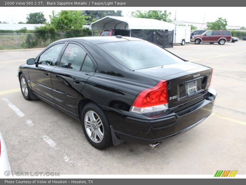 Black Sapphire Metallic / Taupe/Light Taupe 2006 Volvo S60 2.5T