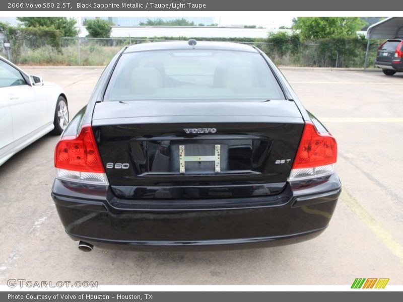 Black Sapphire Metallic / Taupe/Light Taupe 2006 Volvo S60 2.5T