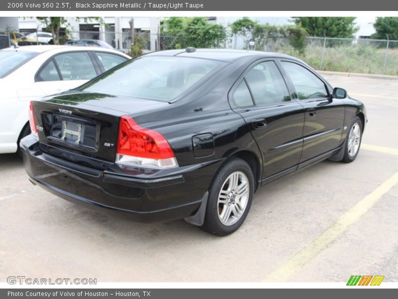 Black Sapphire Metallic / Taupe/Light Taupe 2006 Volvo S60 2.5T
