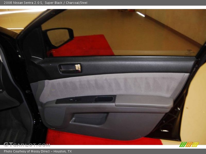 Super Black / Charcoal/Steel 2008 Nissan Sentra 2.0 S