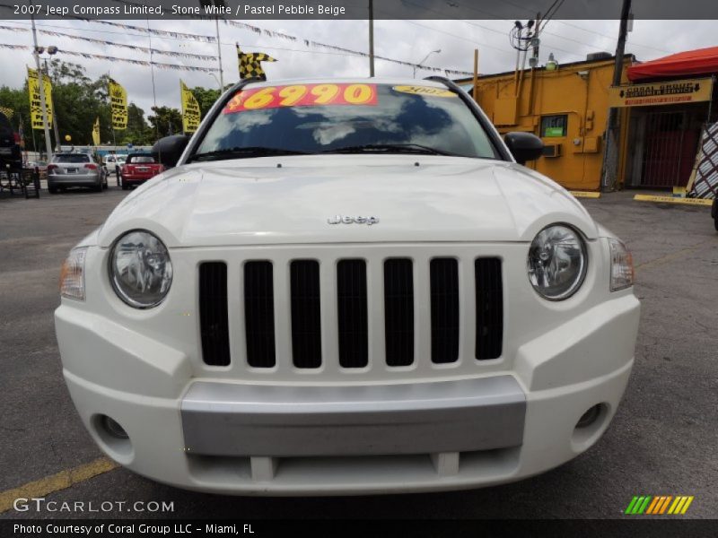 Stone White / Pastel Pebble Beige 2007 Jeep Compass Limited