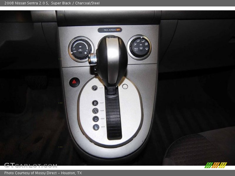 Super Black / Charcoal/Steel 2008 Nissan Sentra 2.0 S