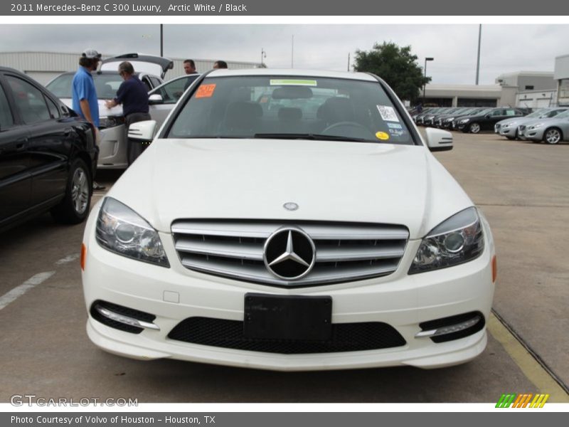 Arctic White / Black 2011 Mercedes-Benz C 300 Luxury