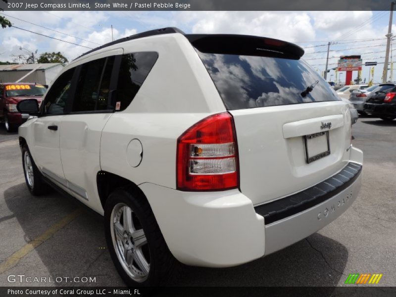 Stone White / Pastel Pebble Beige 2007 Jeep Compass Limited