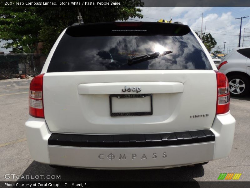 Stone White / Pastel Pebble Beige 2007 Jeep Compass Limited