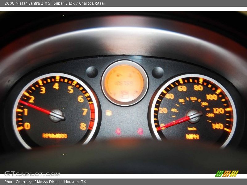 Super Black / Charcoal/Steel 2008 Nissan Sentra 2.0 S
