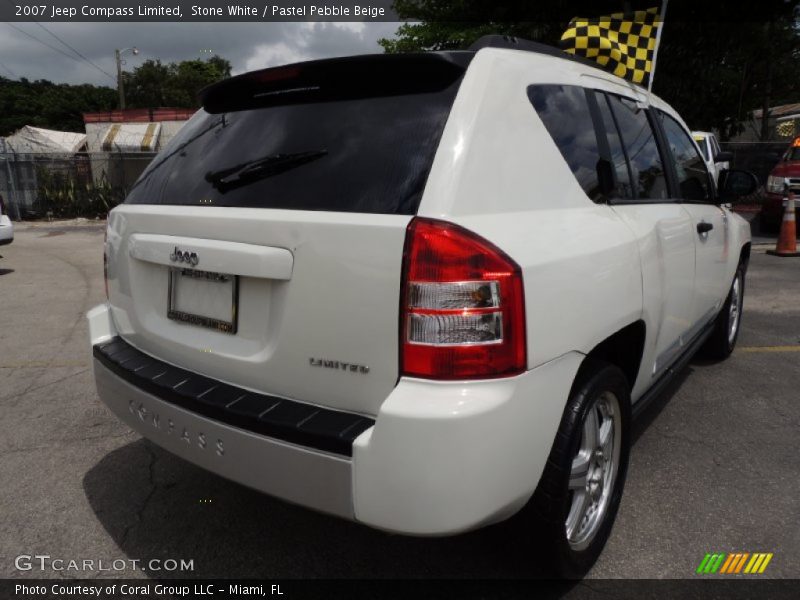 Stone White / Pastel Pebble Beige 2007 Jeep Compass Limited