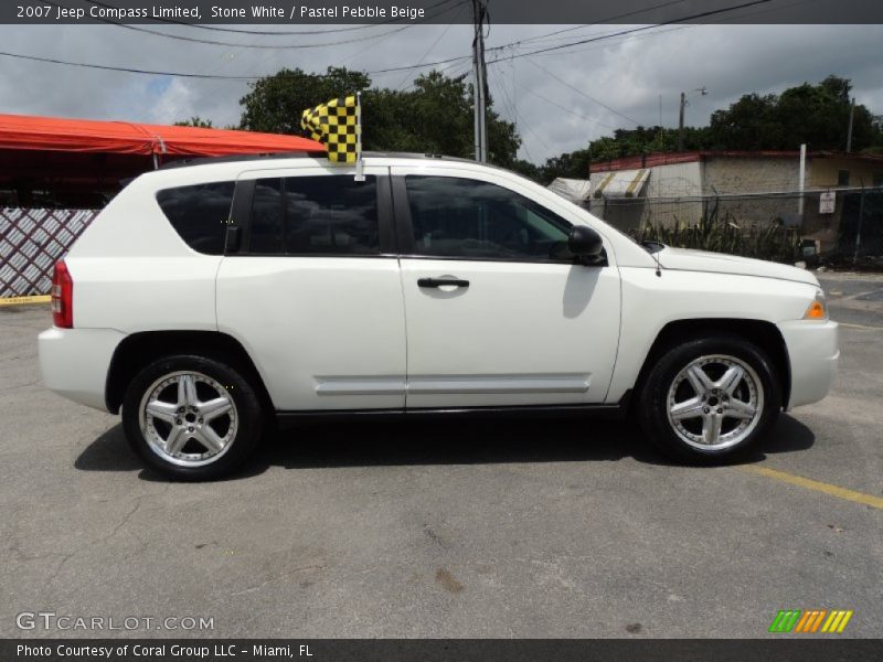 Stone White / Pastel Pebble Beige 2007 Jeep Compass Limited