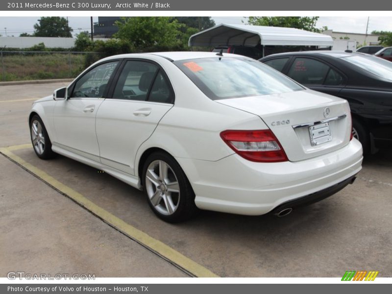 Arctic White / Black 2011 Mercedes-Benz C 300 Luxury