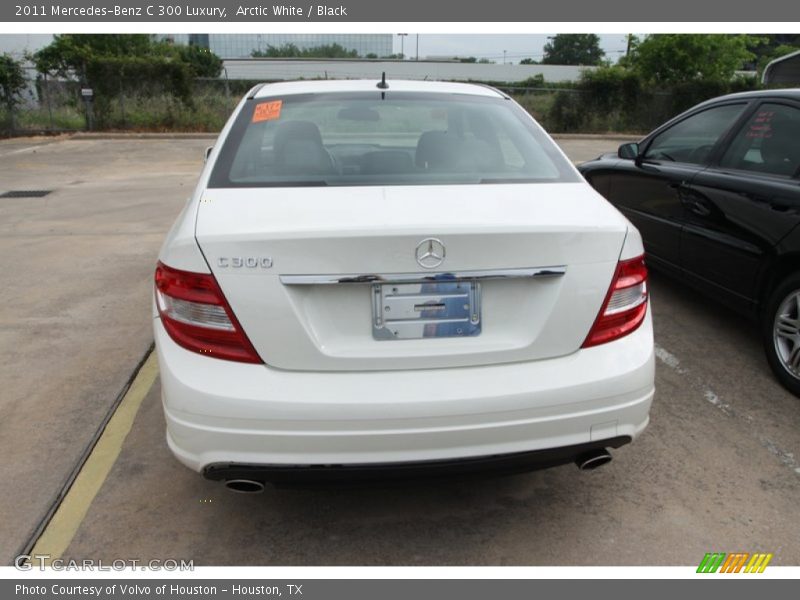 Arctic White / Black 2011 Mercedes-Benz C 300 Luxury