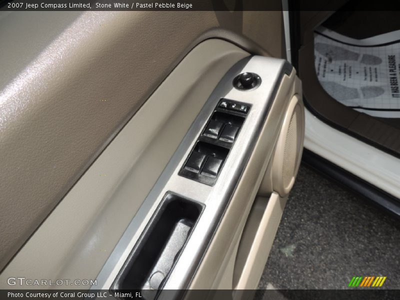 Stone White / Pastel Pebble Beige 2007 Jeep Compass Limited