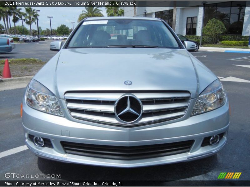 Iridium Silver Metallic / Grey/Black 2011 Mercedes-Benz C 300 Luxury