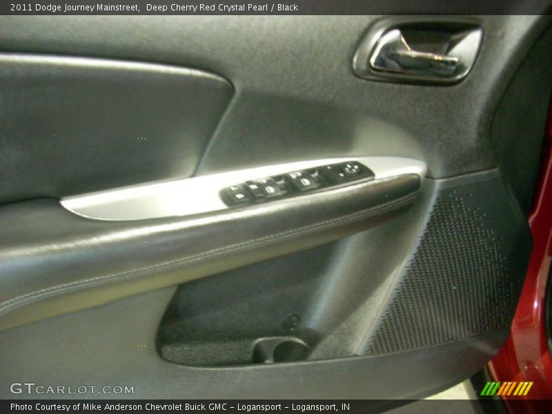 Deep Cherry Red Crystal Pearl / Black 2011 Dodge Journey Mainstreet