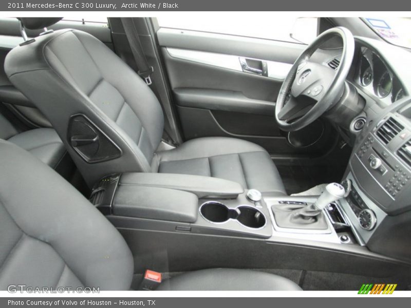 Arctic White / Black 2011 Mercedes-Benz C 300 Luxury