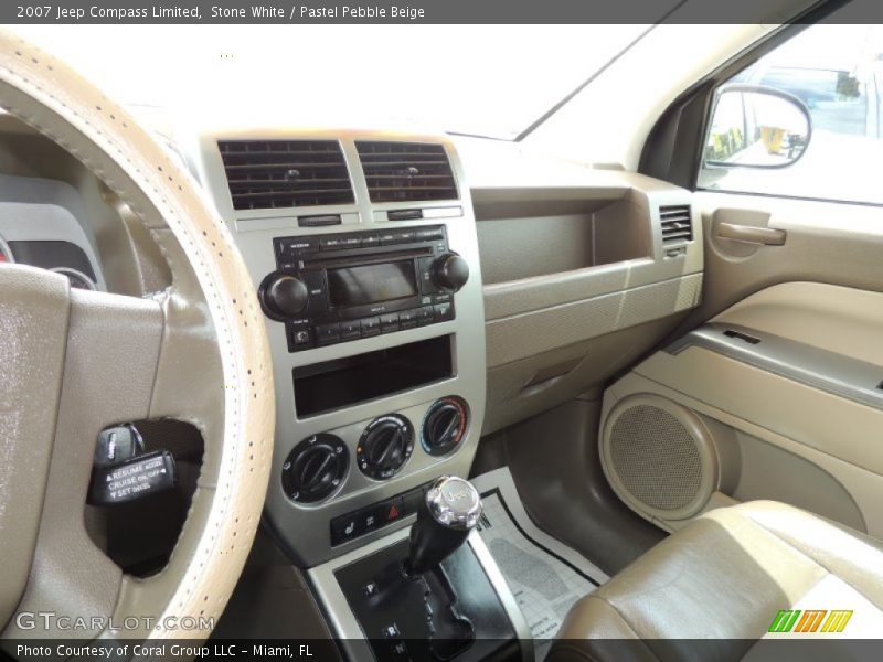 Stone White / Pastel Pebble Beige 2007 Jeep Compass Limited