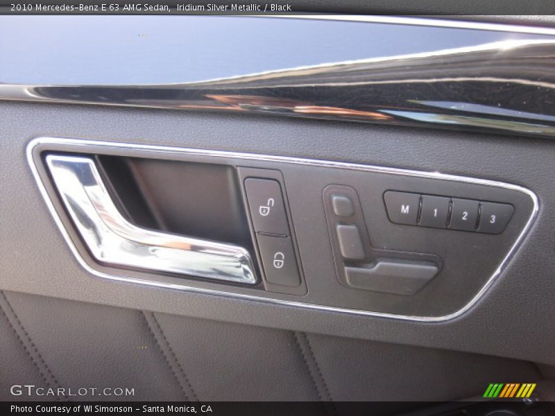 Iridium Silver Metallic / Black 2010 Mercedes-Benz E 63 AMG Sedan