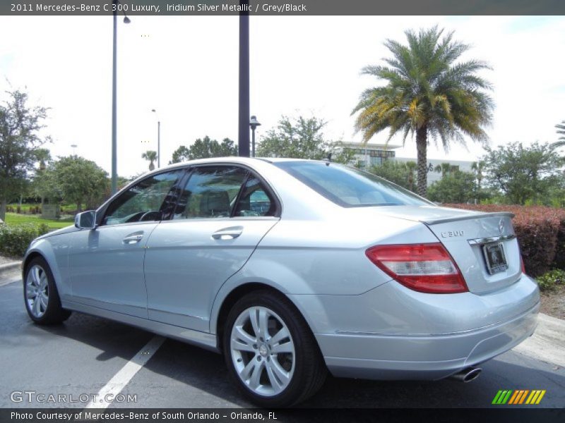 Iridium Silver Metallic / Grey/Black 2011 Mercedes-Benz C 300 Luxury