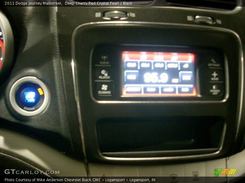 Deep Cherry Red Crystal Pearl / Black 2011 Dodge Journey Mainstreet