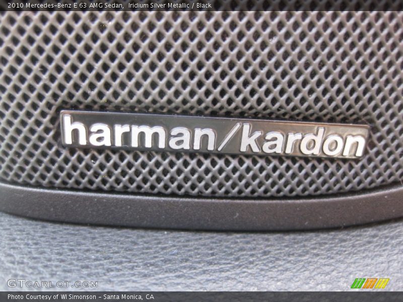 Iridium Silver Metallic / Black 2010 Mercedes-Benz E 63 AMG Sedan