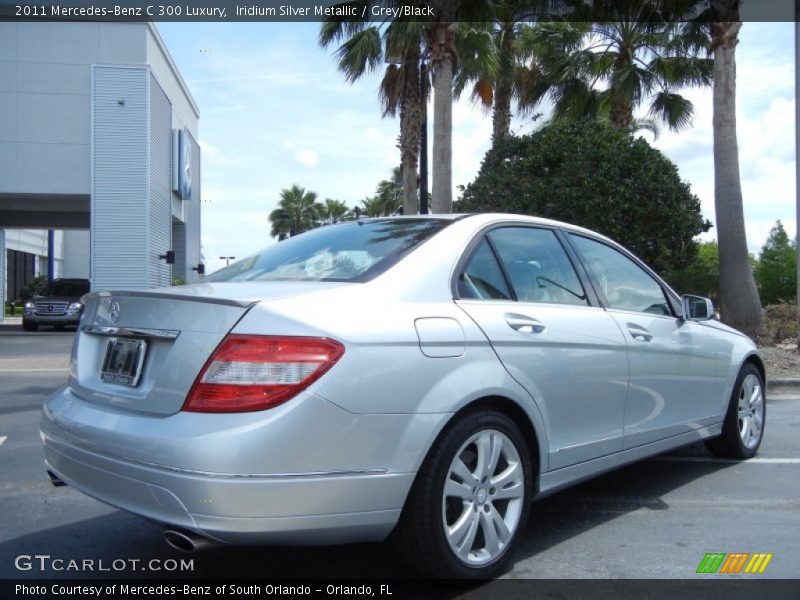 Iridium Silver Metallic / Grey/Black 2011 Mercedes-Benz C 300 Luxury