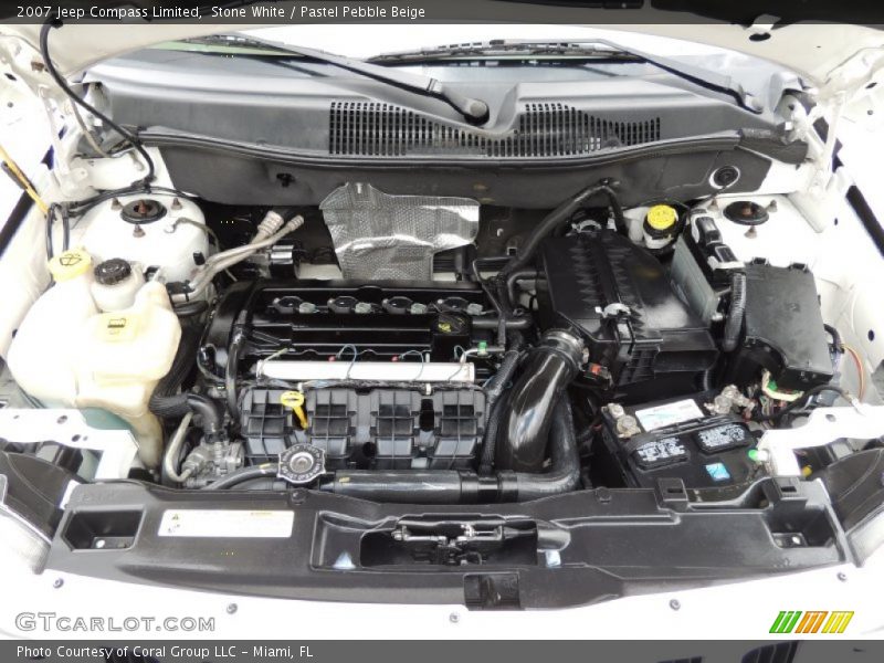 Stone White / Pastel Pebble Beige 2007 Jeep Compass Limited
