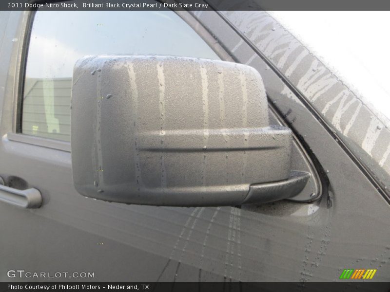 Brilliant Black Crystal Pearl / Dark Slate Gray 2011 Dodge Nitro Shock