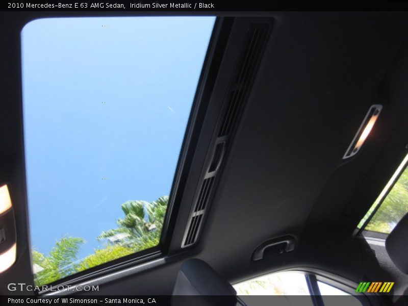 Iridium Silver Metallic / Black 2010 Mercedes-Benz E 63 AMG Sedan