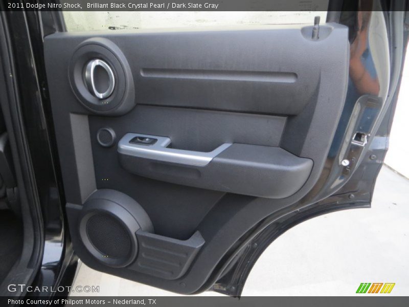 Brilliant Black Crystal Pearl / Dark Slate Gray 2011 Dodge Nitro Shock