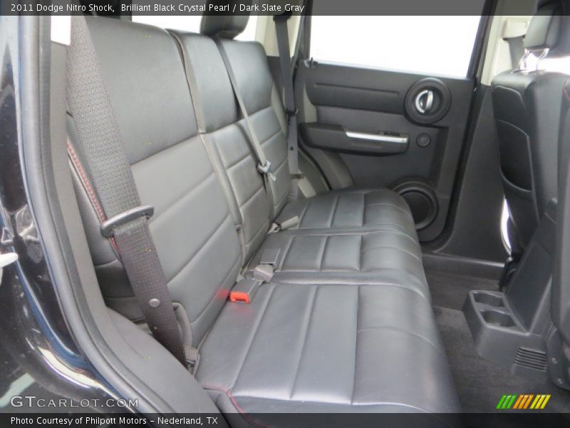 Brilliant Black Crystal Pearl / Dark Slate Gray 2011 Dodge Nitro Shock