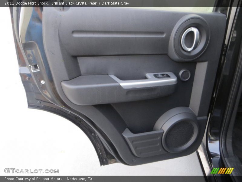 Brilliant Black Crystal Pearl / Dark Slate Gray 2011 Dodge Nitro Shock