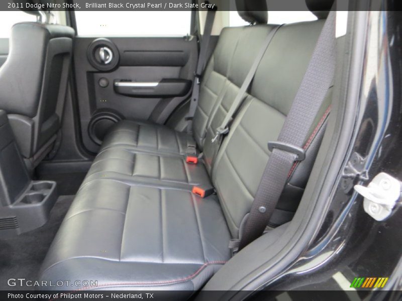 Brilliant Black Crystal Pearl / Dark Slate Gray 2011 Dodge Nitro Shock