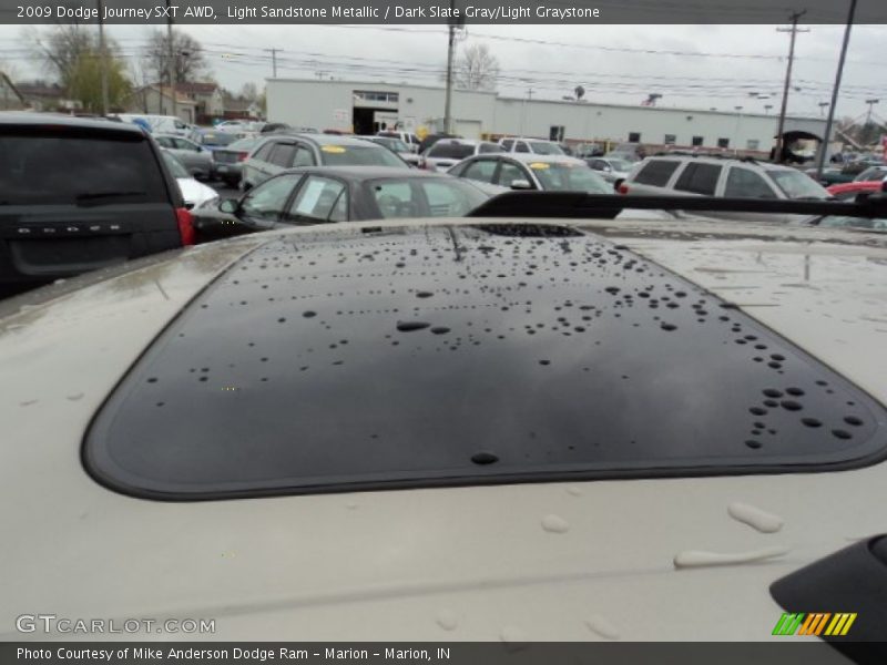 Light Sandstone Metallic / Dark Slate Gray/Light Graystone 2009 Dodge Journey SXT AWD