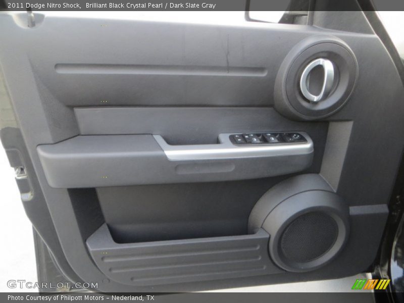Brilliant Black Crystal Pearl / Dark Slate Gray 2011 Dodge Nitro Shock