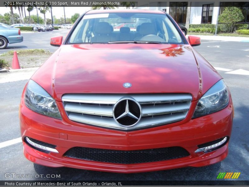 Mars Red / Almond/Mocha 2011 Mercedes-Benz C 300 Sport