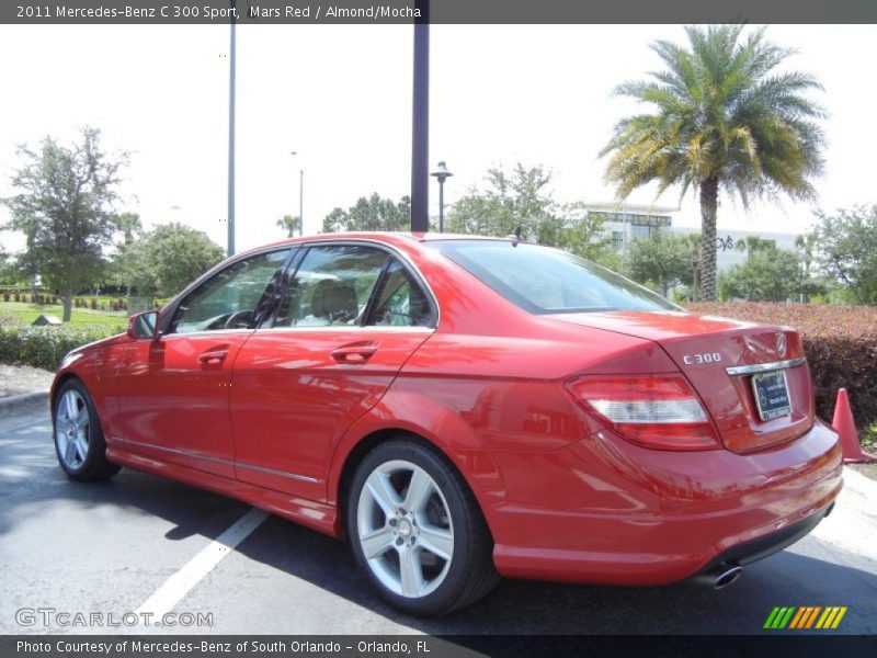 Mars Red / Almond/Mocha 2011 Mercedes-Benz C 300 Sport