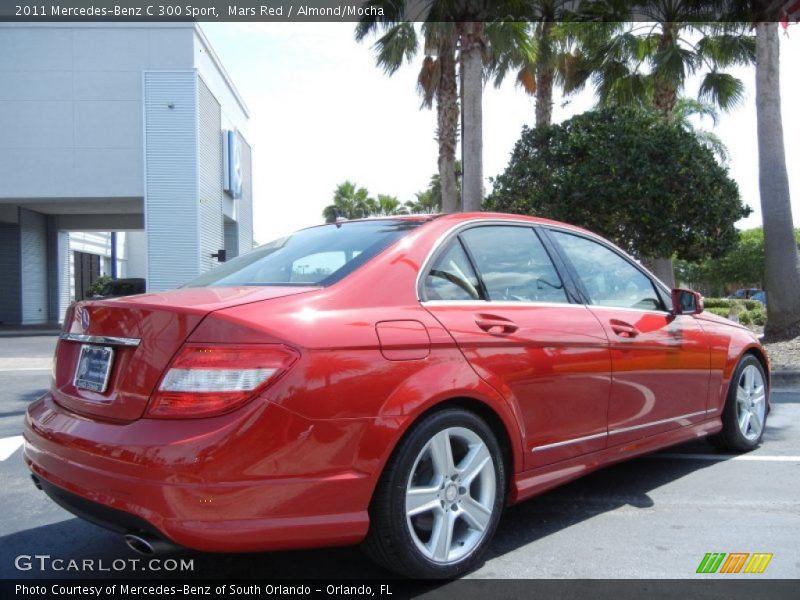 Mars Red / Almond/Mocha 2011 Mercedes-Benz C 300 Sport