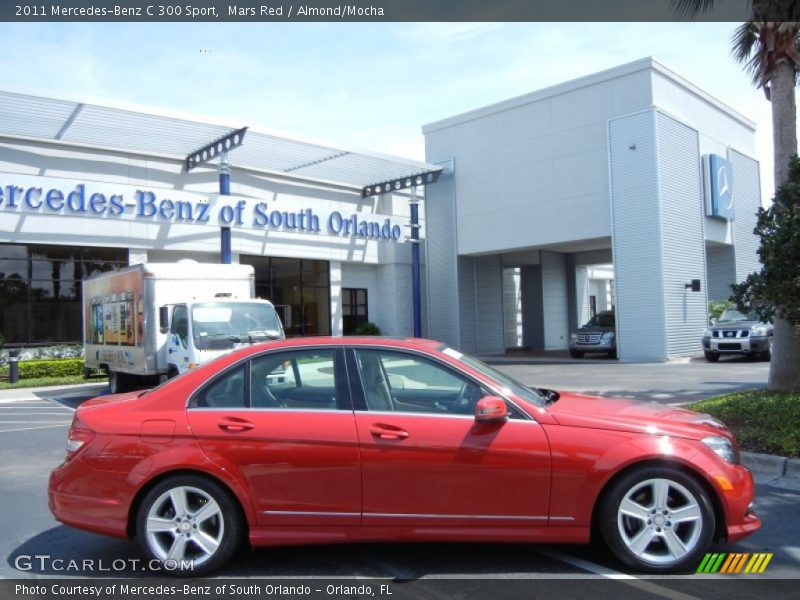 Mars Red / Almond/Mocha 2011 Mercedes-Benz C 300 Sport